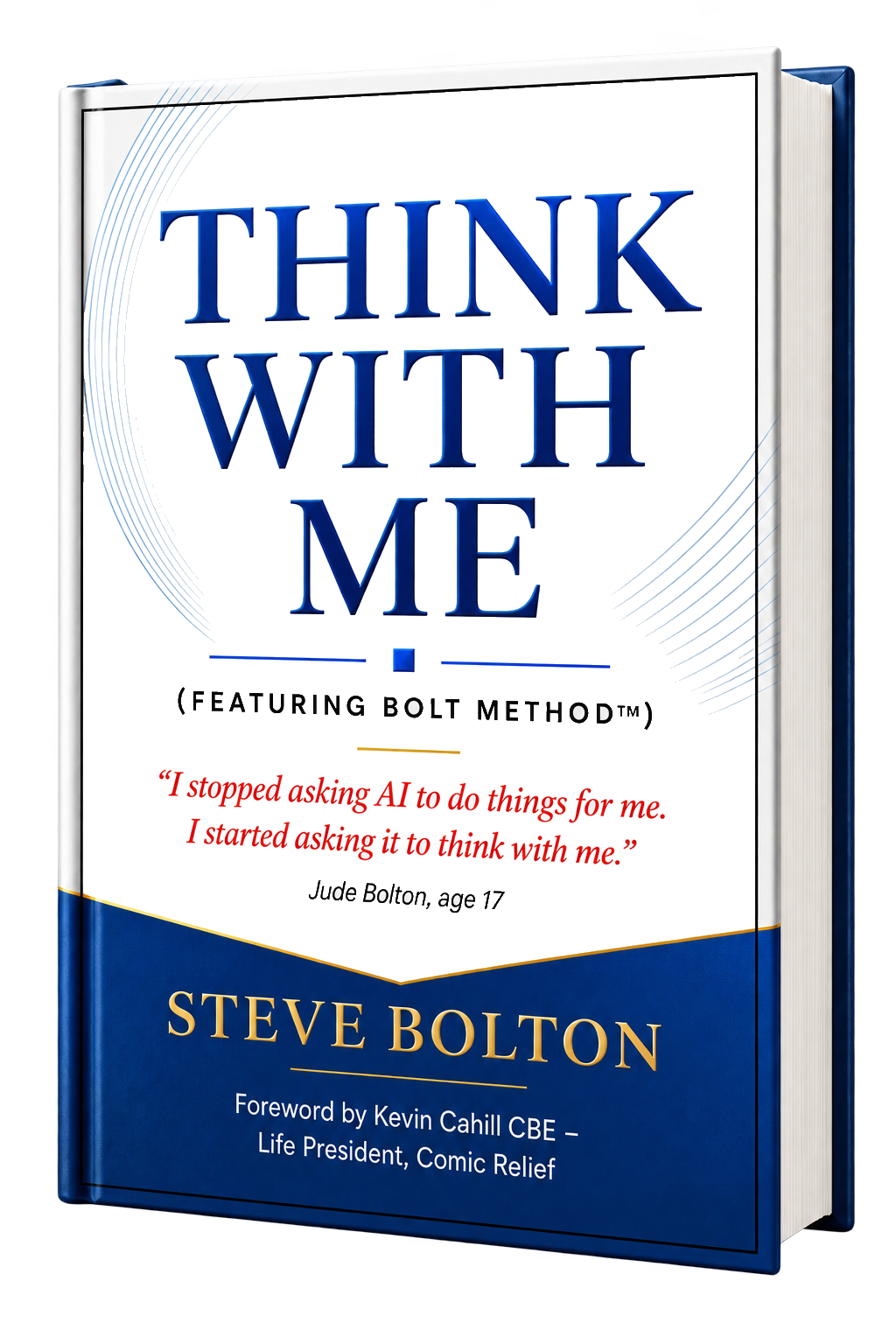 Think With Me by Steve Bolton, hardback book cover